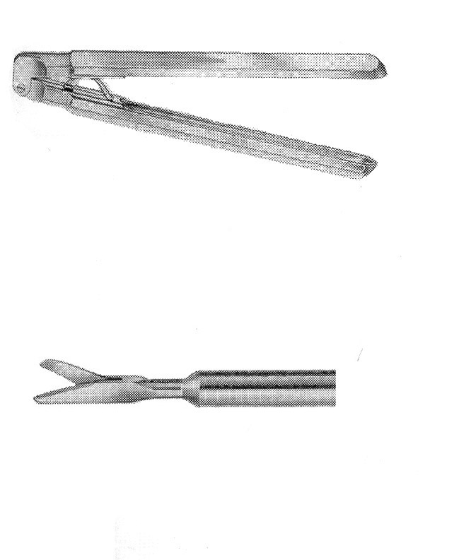 İZOLESİZ MAKAS I MODEL SAPLI  ÇAP : 5MM L:36CM